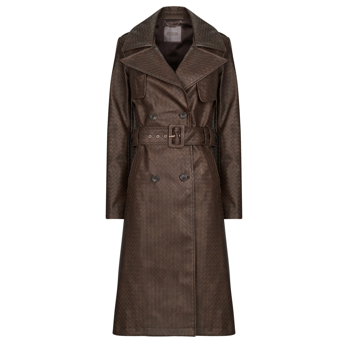 Trench Donna Guess CARMEN PU TRENCH Marrone