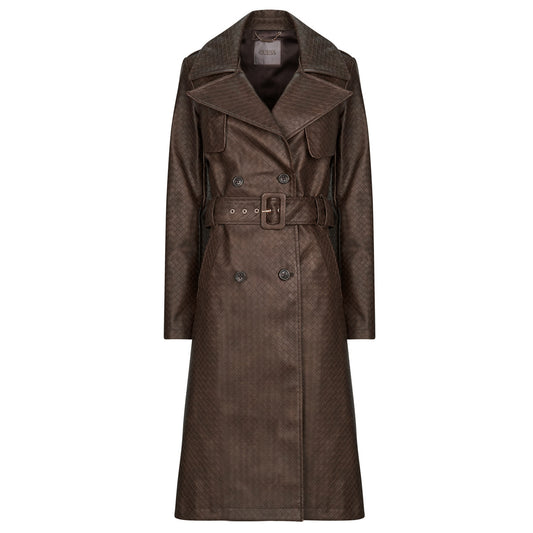 Trench Donna Guess CARMEN PU TRENCH Marrone