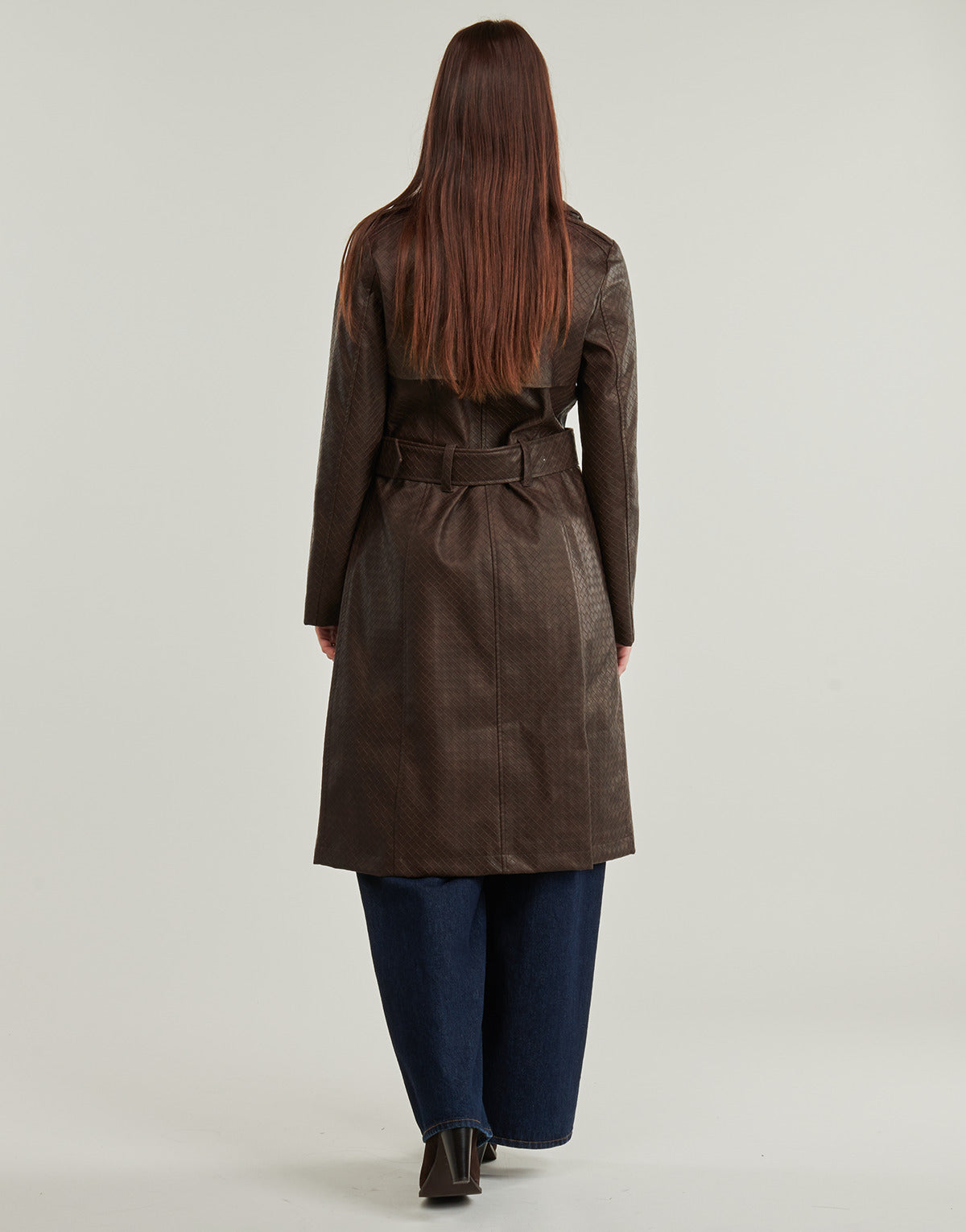 Trench Donna Guess CARMEN PU TRENCH Marrone