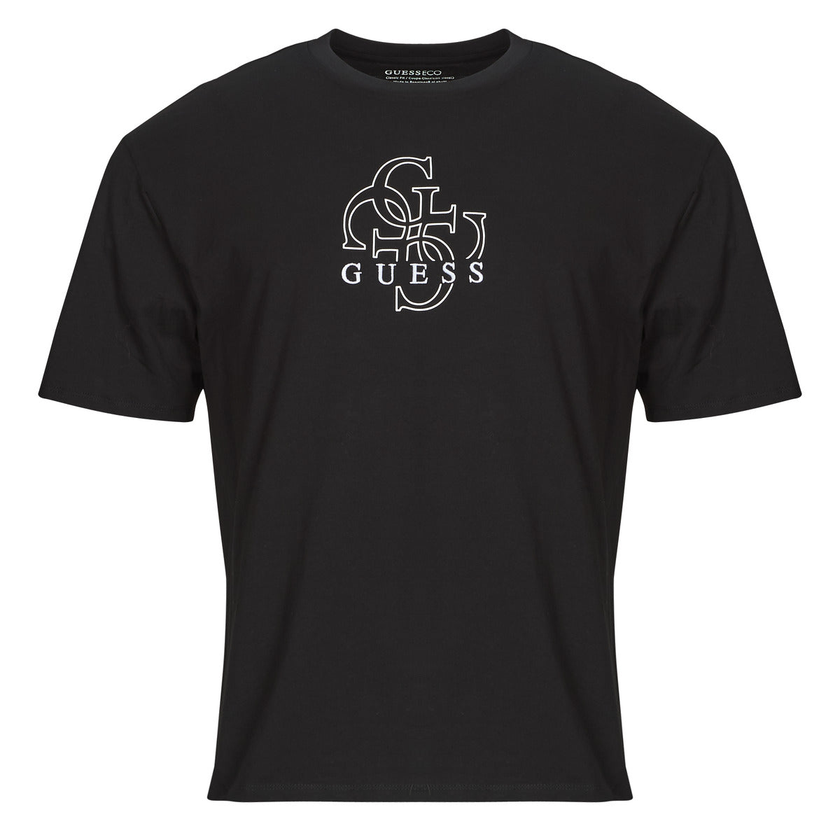 T-shirt Uomo Guess  BSC BASIC QUATTRO G  Nero