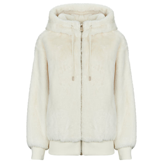 Giubbotto Donna Guess  LUCREZIA FAUX FUR  Beige