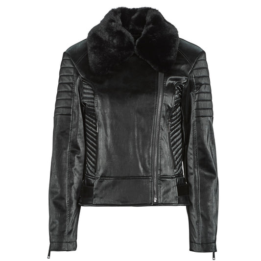 Giubbotto Donna Guess  DARCEY BIKER  Nero