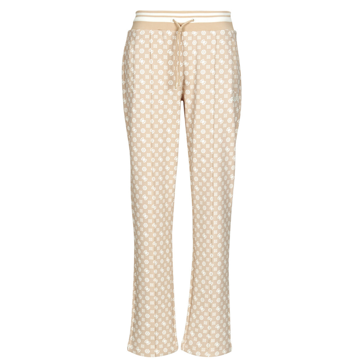 Pantaloni Sportivi Donna Guess  NEW AGGIE LONG  Beige