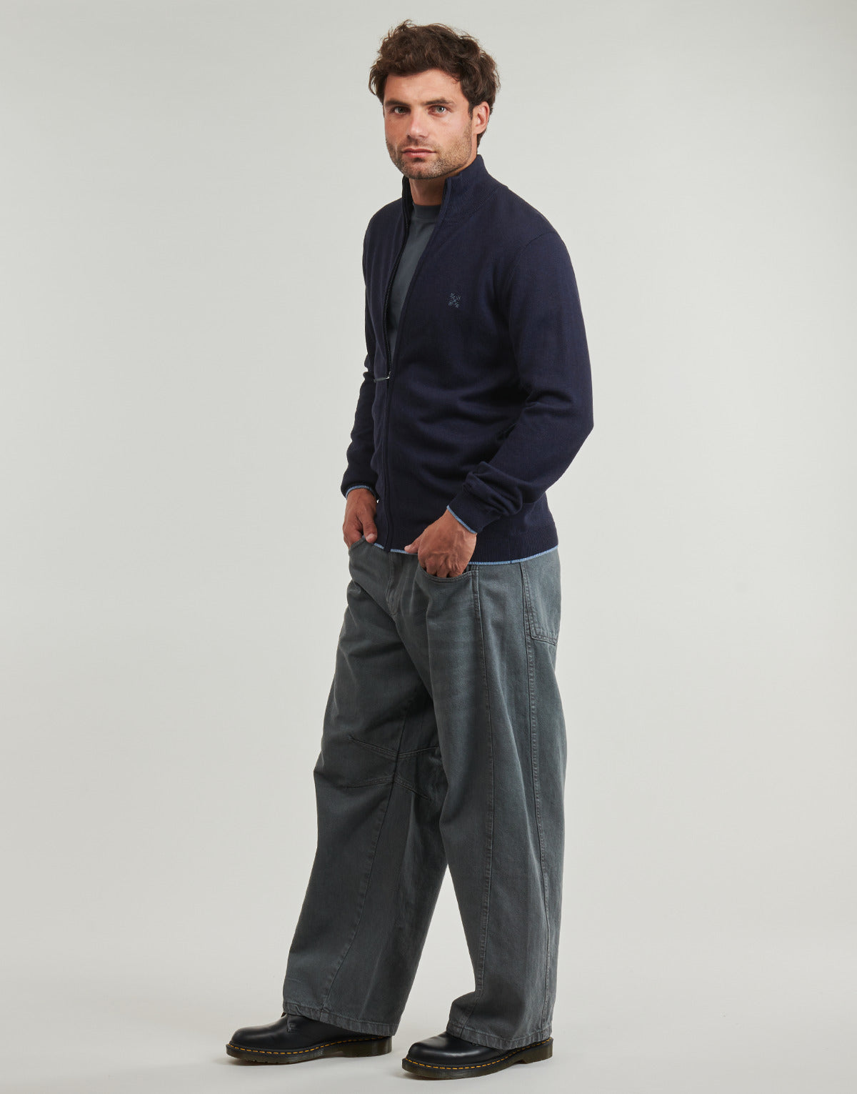 Gilet / Cardigan Uomo Oxbow  R2PEZIP  Marine