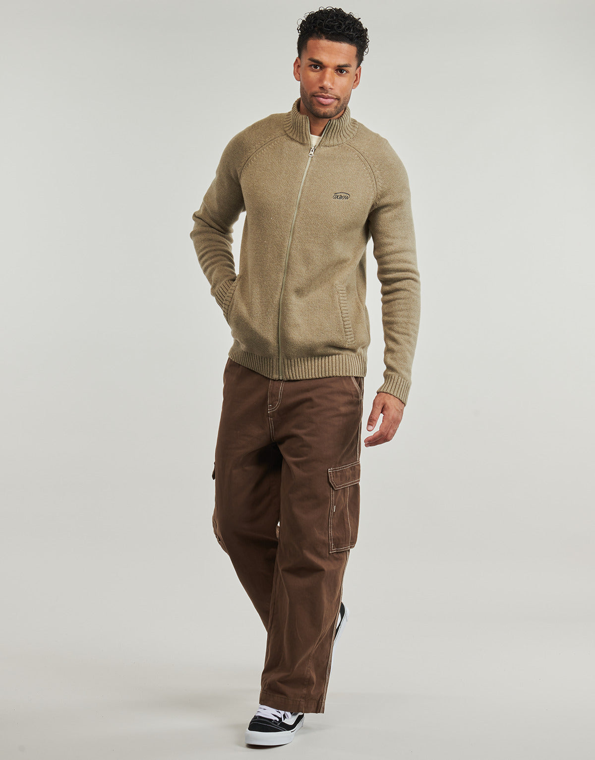 Gilet / Cardigan Uomo Oxbow  R2CURRENT  Beige