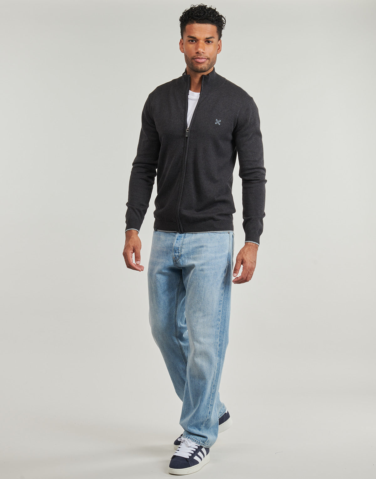 Gilet / Cardigan Uomo Oxbow  R2PEZIP  Nero