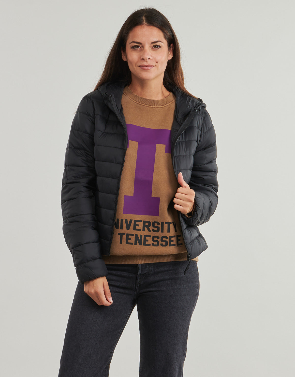 Piumino Donna Only  ONLTAHIA LW QUILTED HOOD  Nero