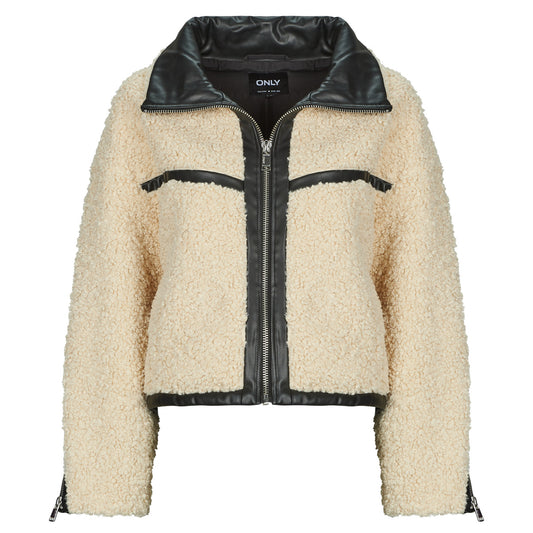 Mantella Donna Only  ONLPATTI LIFE TEDDY SHORT  Beige