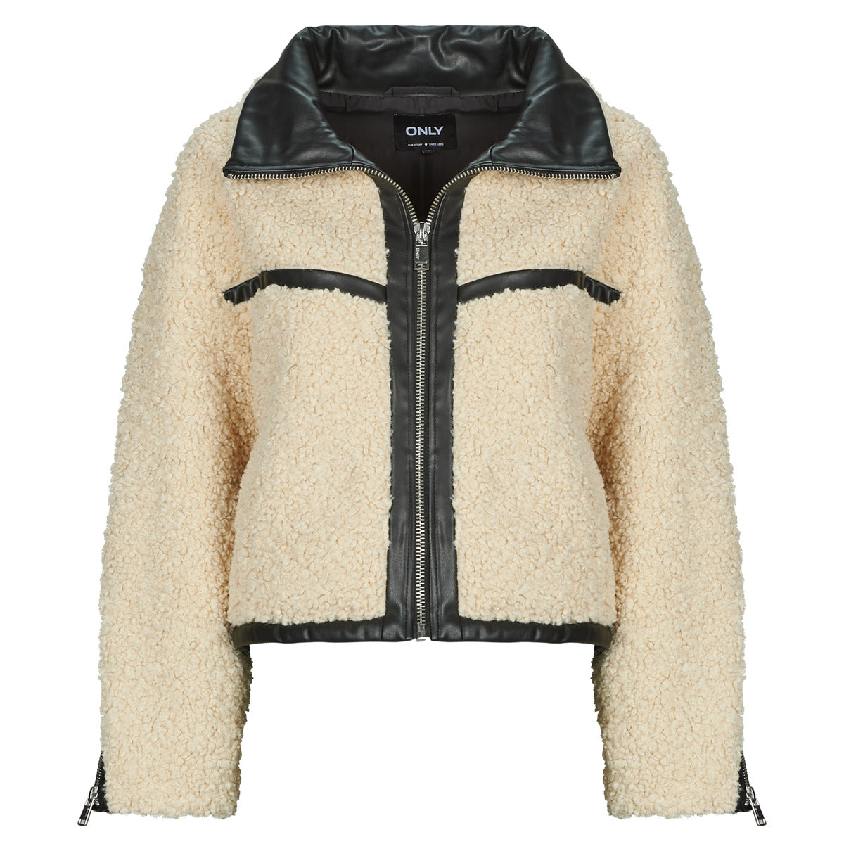 Mantella Donna Only  ONLPATTI LIFE TEDDY SHORT  Beige