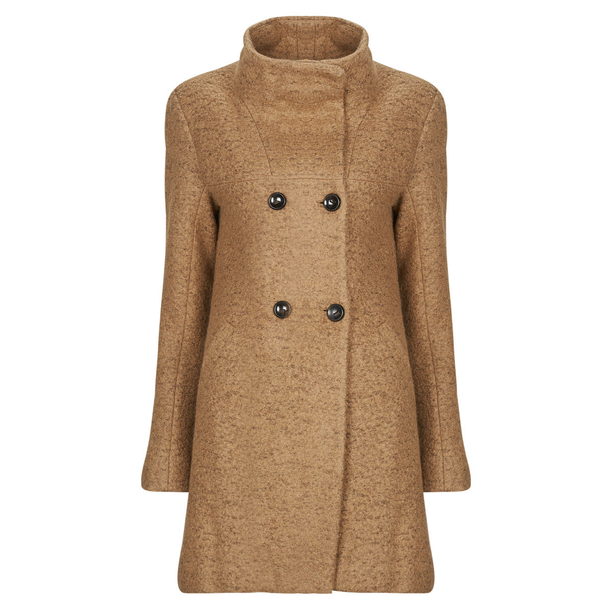 Mantella Donna Only  ONLNEWSOPHIA WOOL  Marrone