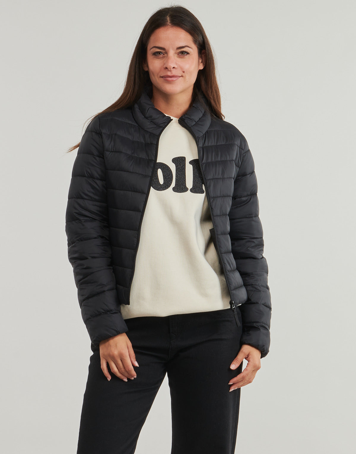 Piumino Donna Only  ONLTAHIA LW QUILTED  Nero