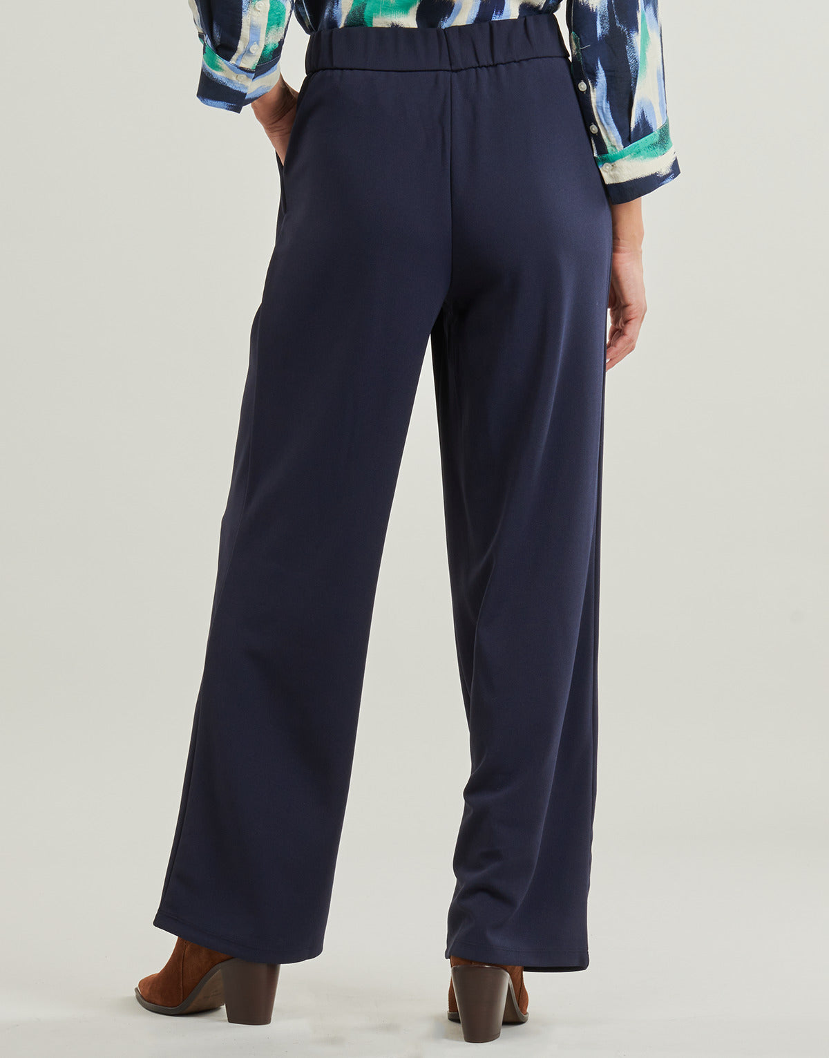 Pantaloni morbidi / Pantaloni alla zuava Donna Only  ONLSANIA BUTTON PANT JRS  Marine