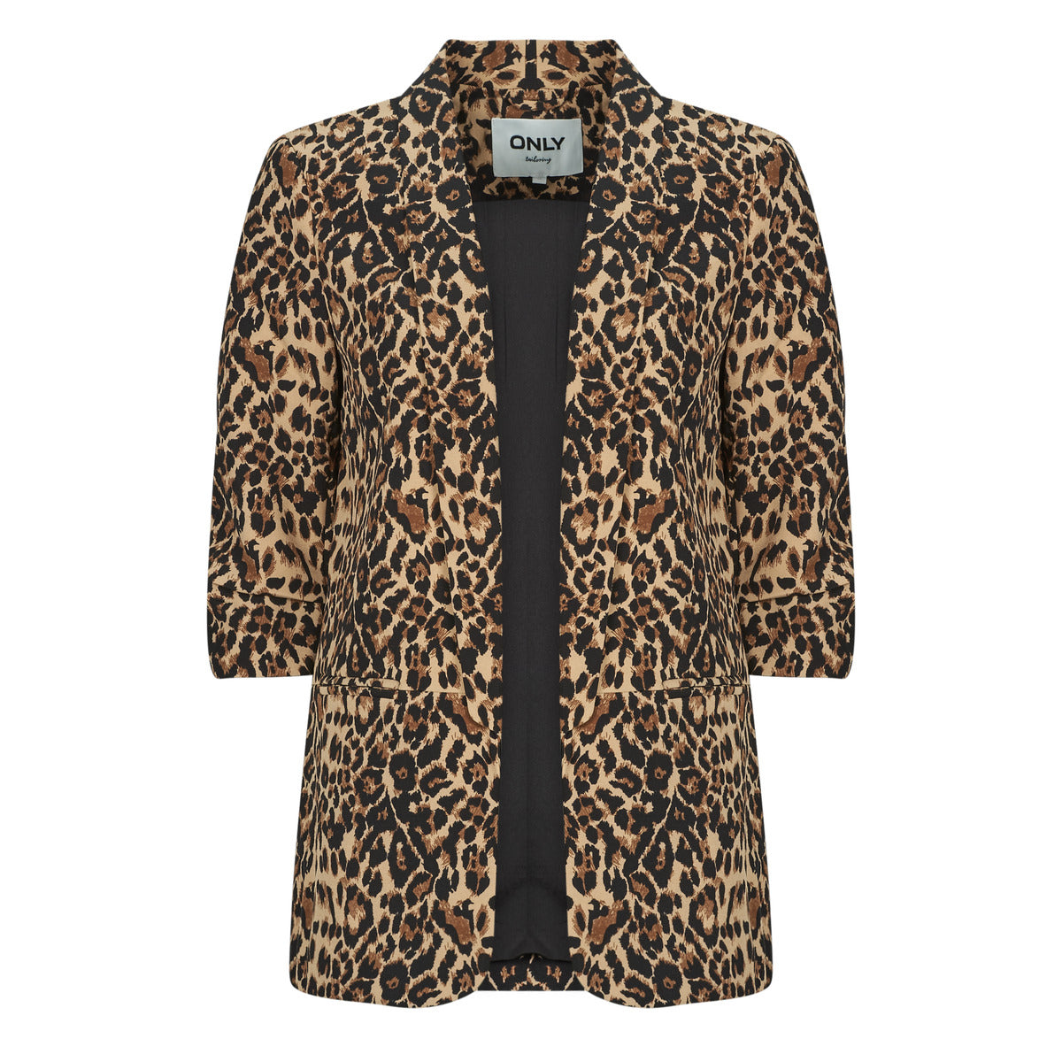 Giacca Donna Only ONLELLY 3/4 LIFE BLAZER AOP Marrone