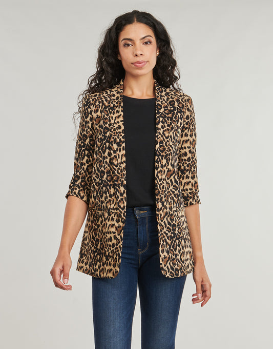 Giacca Donna Only ONLELLY 3/4 LIFE BLAZER AOP Marrone