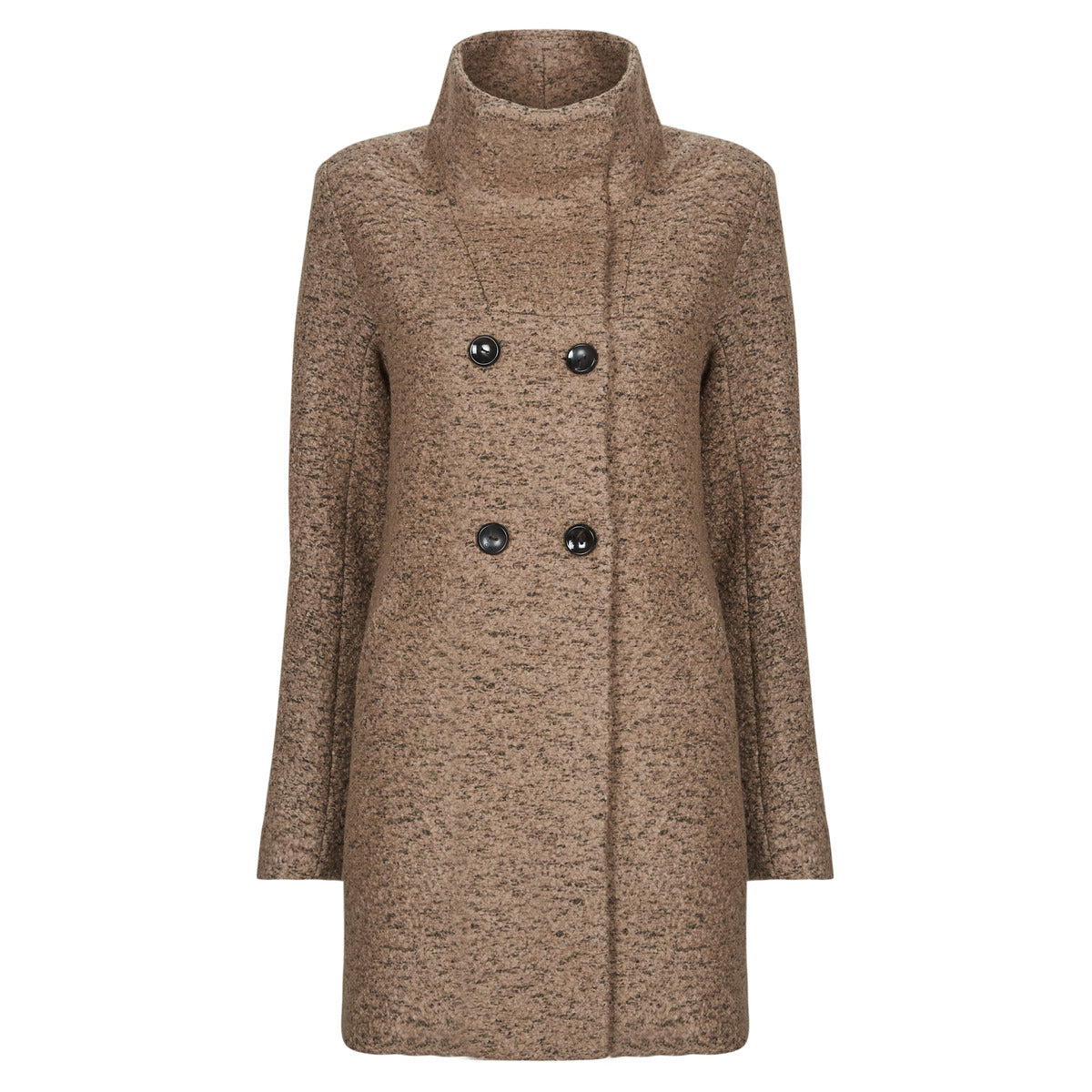 Mantella Donna Only  ONLNEWSOPHIA WOOL  Marrone