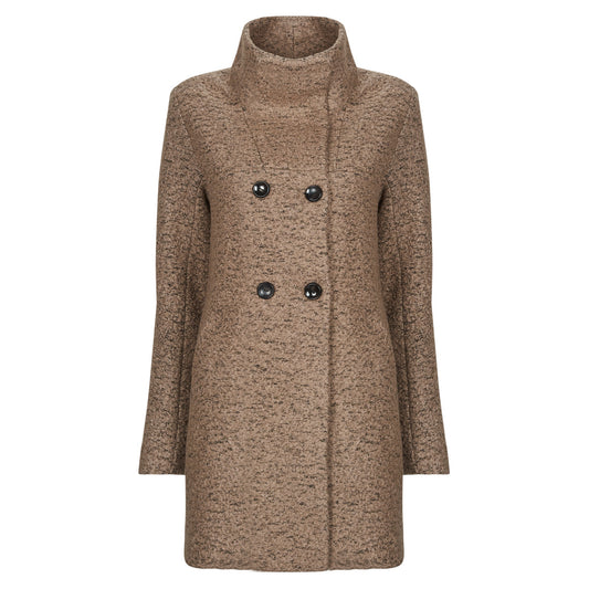 Mantella Donna Only  ONLNEWSOPHIA WOOL  Marrone