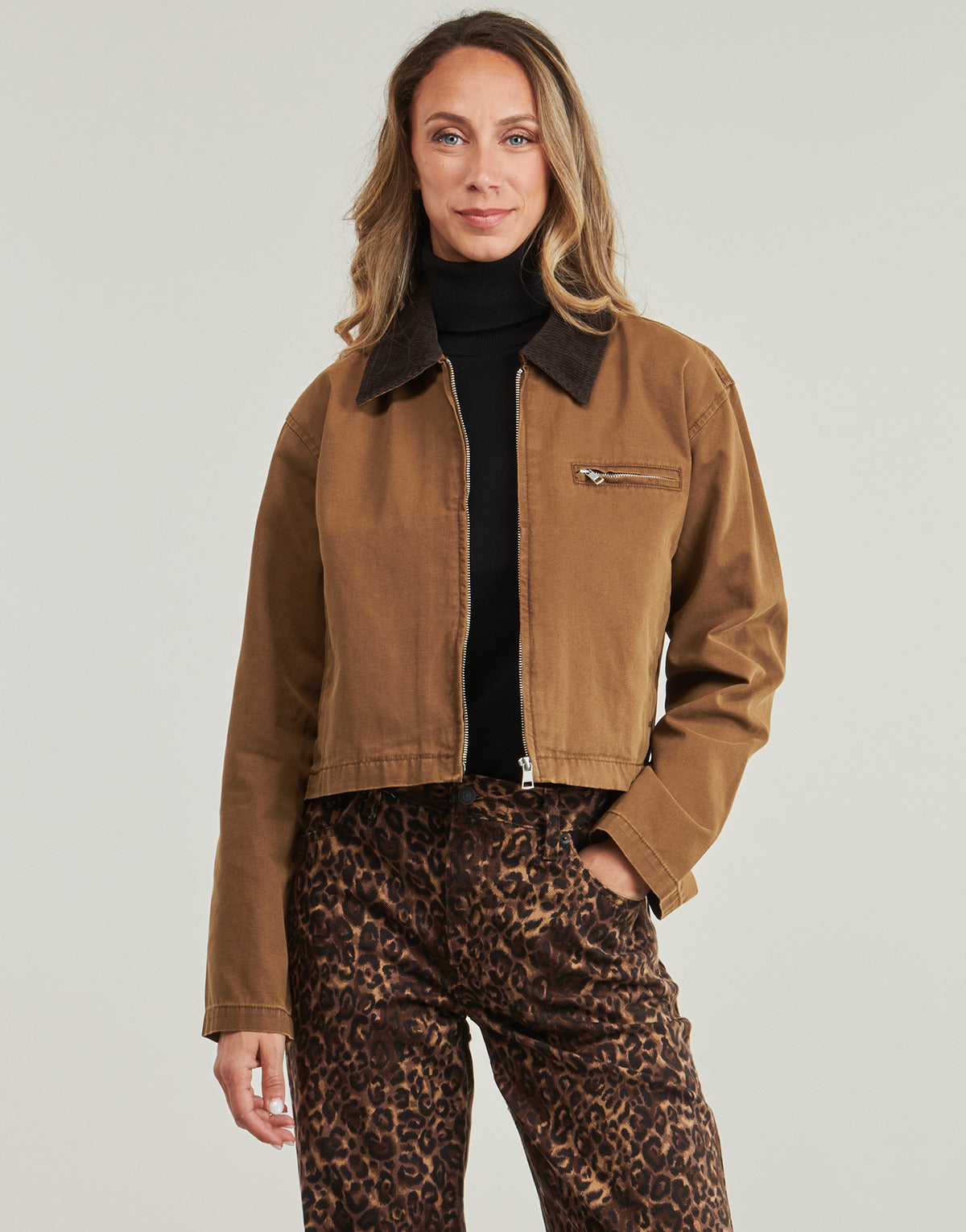 Giubbotto Donna Only  ONLCAVA  Beige