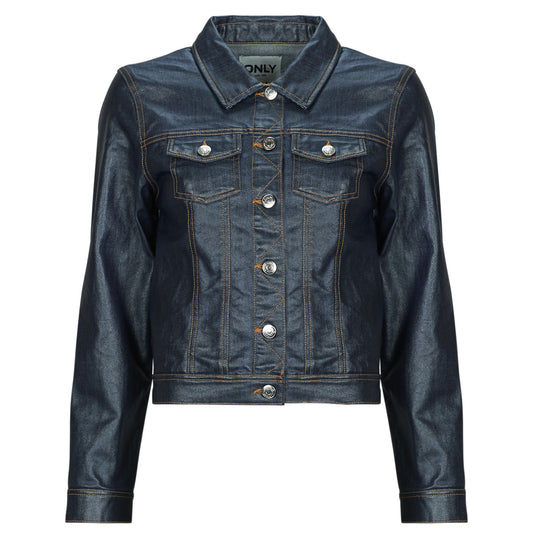 Giacca in pelle Donna Only  ONLCITA L/S COATED  Marine