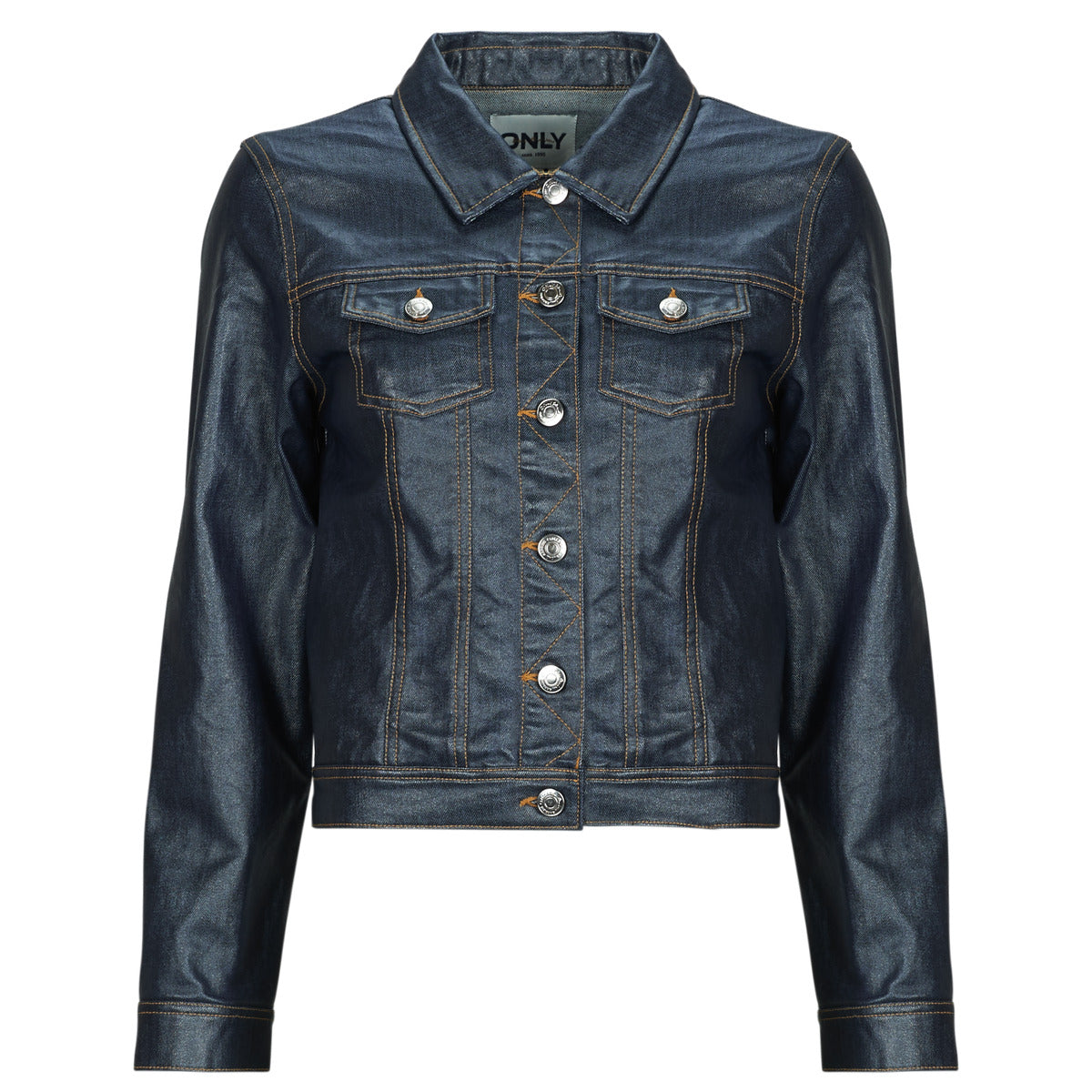 Giacca in pelle Donna Only  ONLCITA L/S COATED  Marine