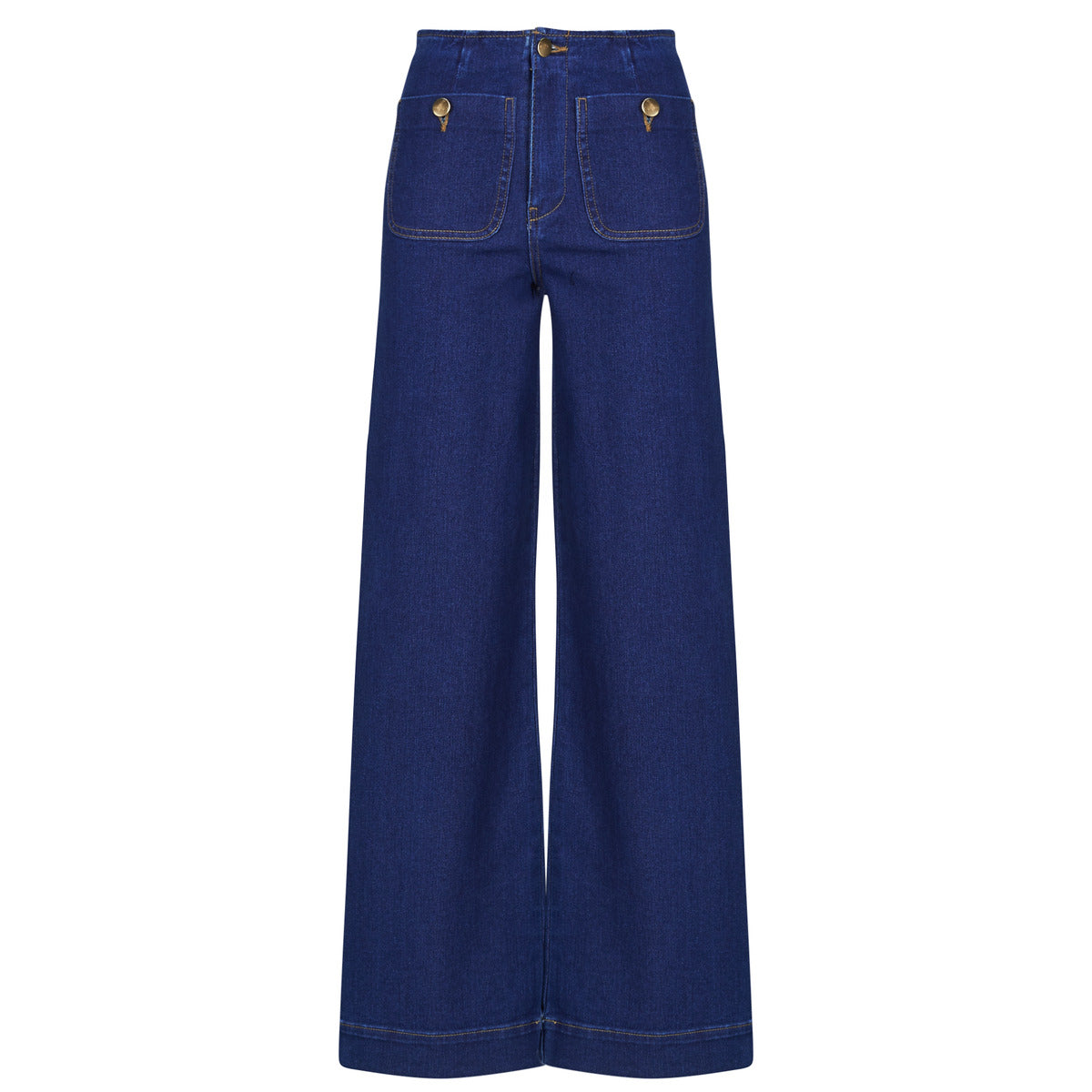 Jeans Flare Donna Only ONLMADELINE HW WIDE Blu