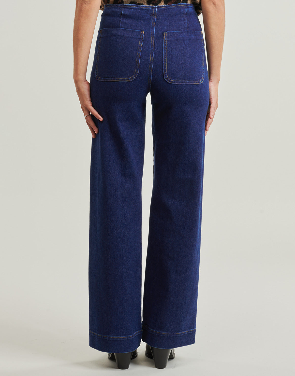 Jeans Flare Donna Only  ONLMADELINE HW WIDE  Blu