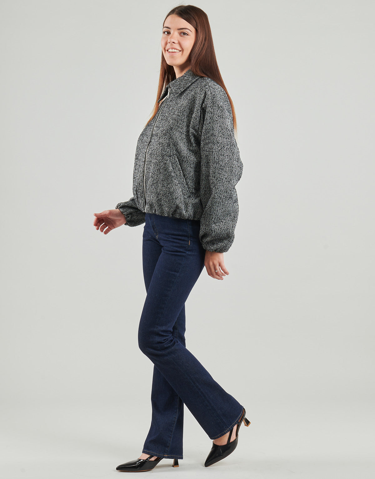 Giubbotto Donna Only  ONLALBERTE LIFE BOMBER  Grigio