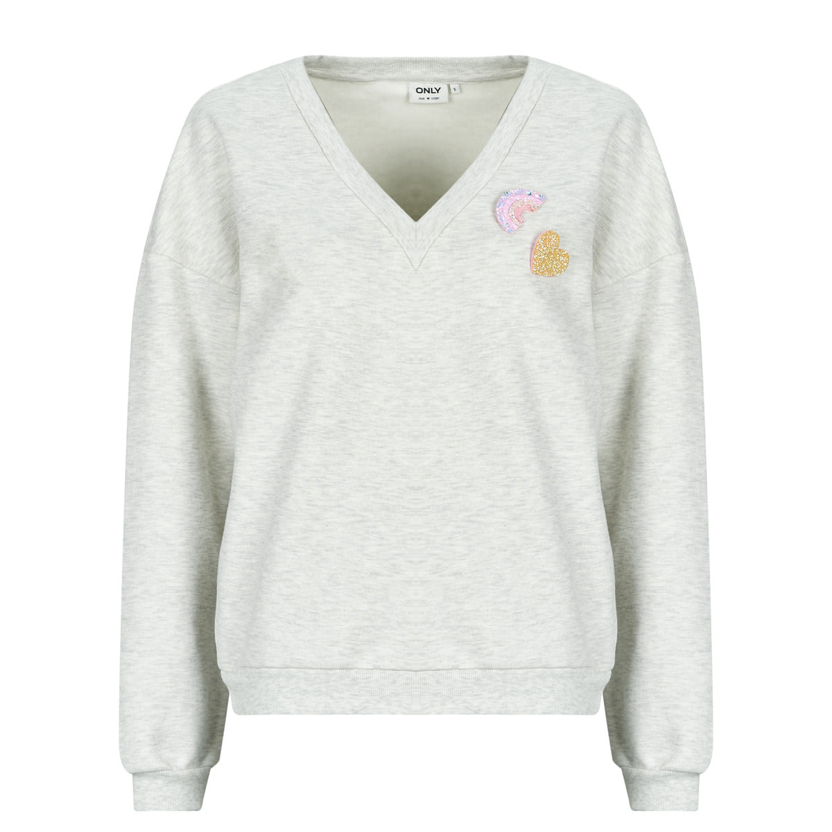 Maglione Donna Only ONLHOLLY L/S V-NECK Bianco