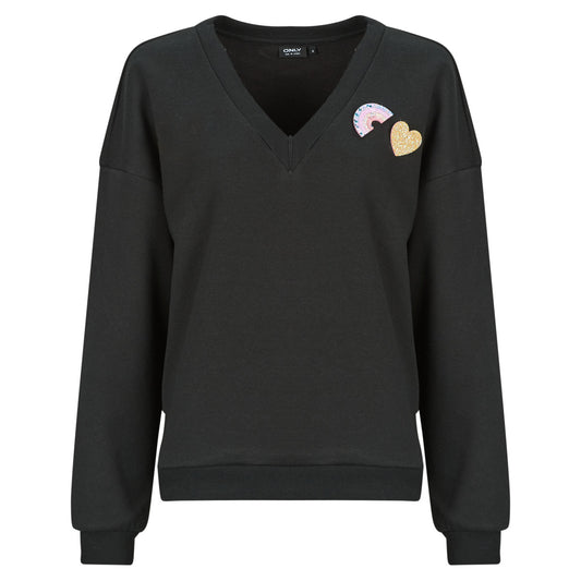 Maglione Donna Only ONLHOLLY L/S V-NECK Nero