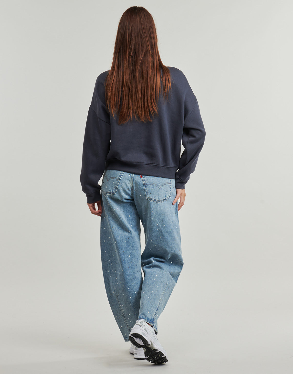 Felpa Donna Only  ONLSWEAT LIFE L/S   Marine