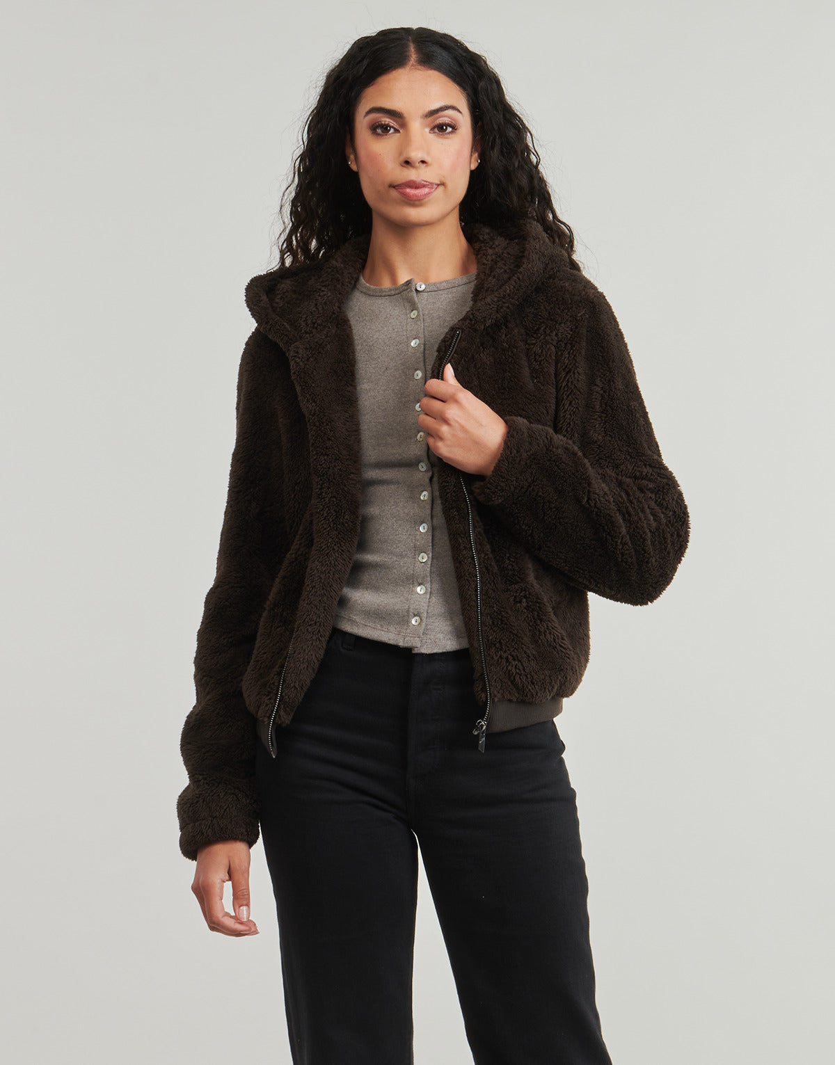 Giubbotto Donna Only  ONLNEWANNA  Marrone