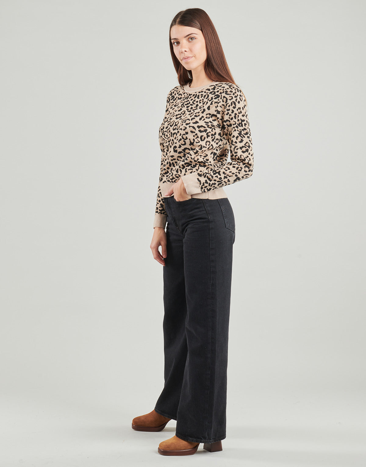 Maglione Donna Only  ONLPILUA LS GLITTER  Multicolore