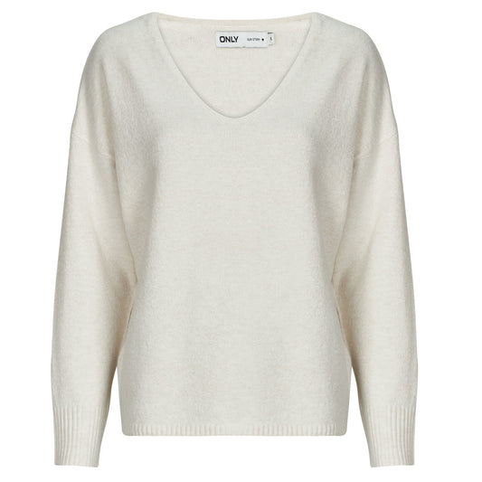 Maglione Donna Only  ONLRICA LIFE L/S  Bianco