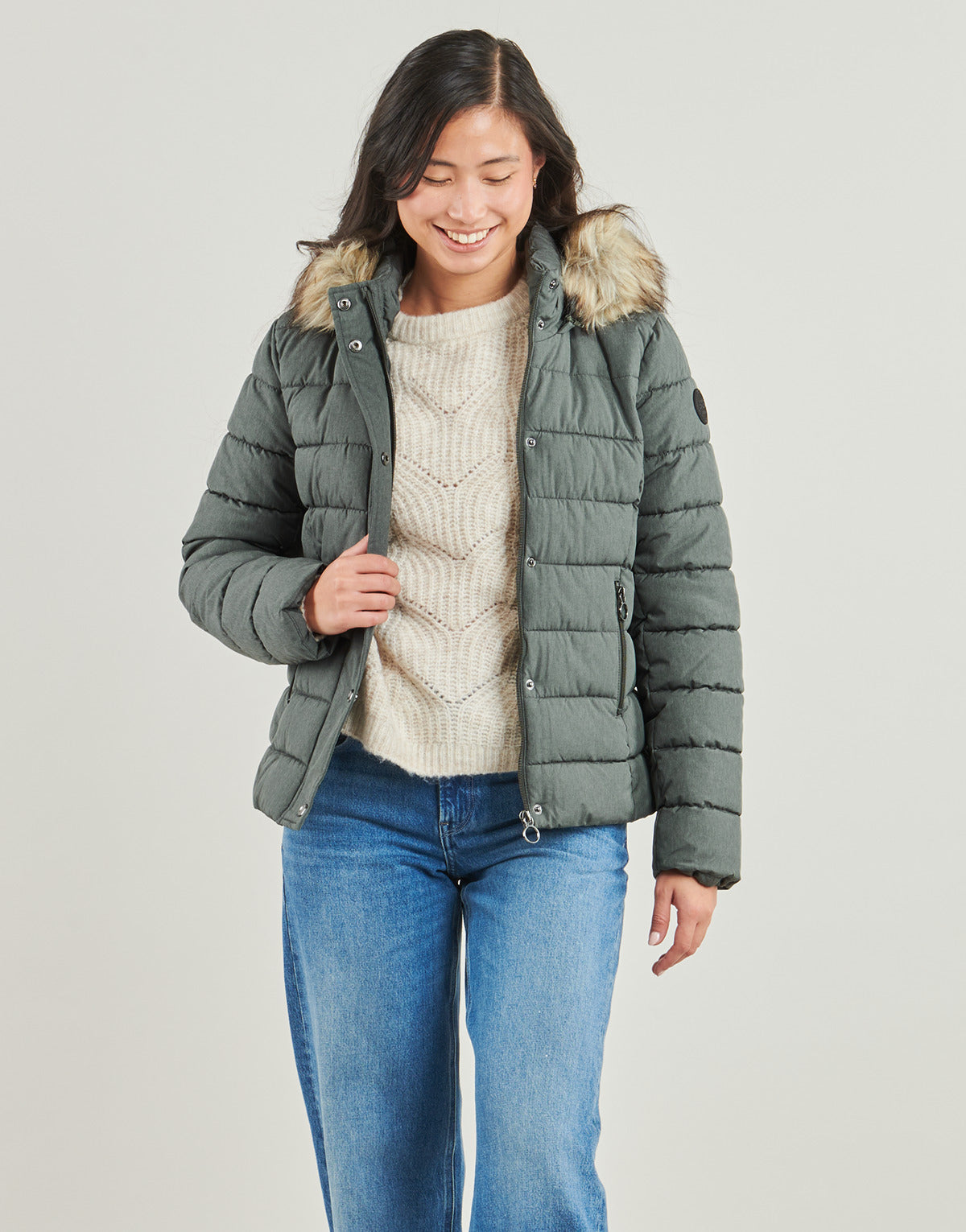 Piumino Donna Only  ONLNEWLUNA  Verde