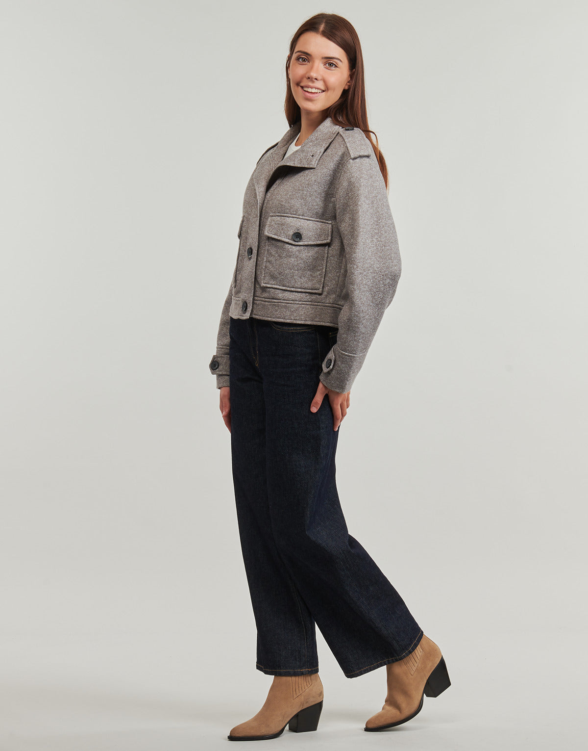 Mantella Donna Only  ONLSEDONA  Grigio