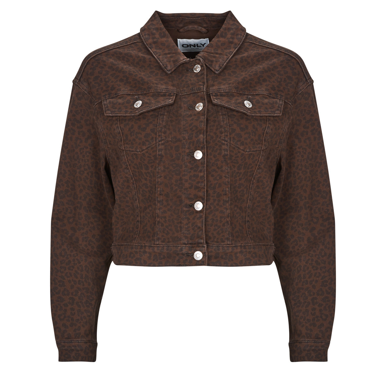 Giubbotto Donna Only  ONLANLIE-ANIMAL  Marrone