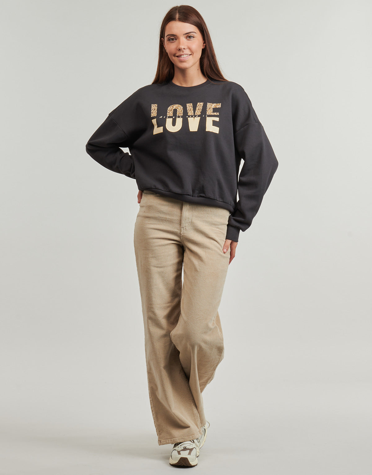 Pantalone Donna Only  ONLHOPE GLOBAL  Beige