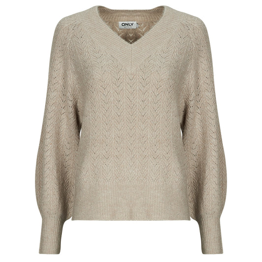 Maglione Donna Only  ONLLUCILLA LS GLITTER  Marrone