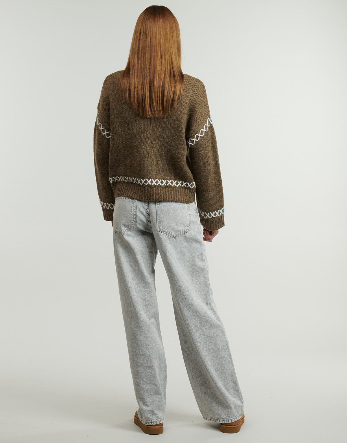 Maglione Donna Only  ONLAMANDA  Marrone