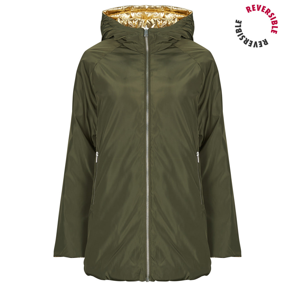 Parka Donna Only  ONLTARA LIFE REVERSIBLE  Kaki