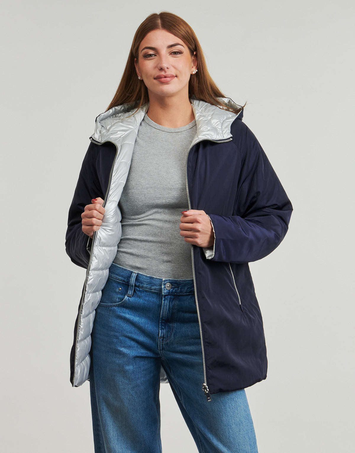 Parka Donna Only  ONLTARA LIFE REVERSIBLE  Marine