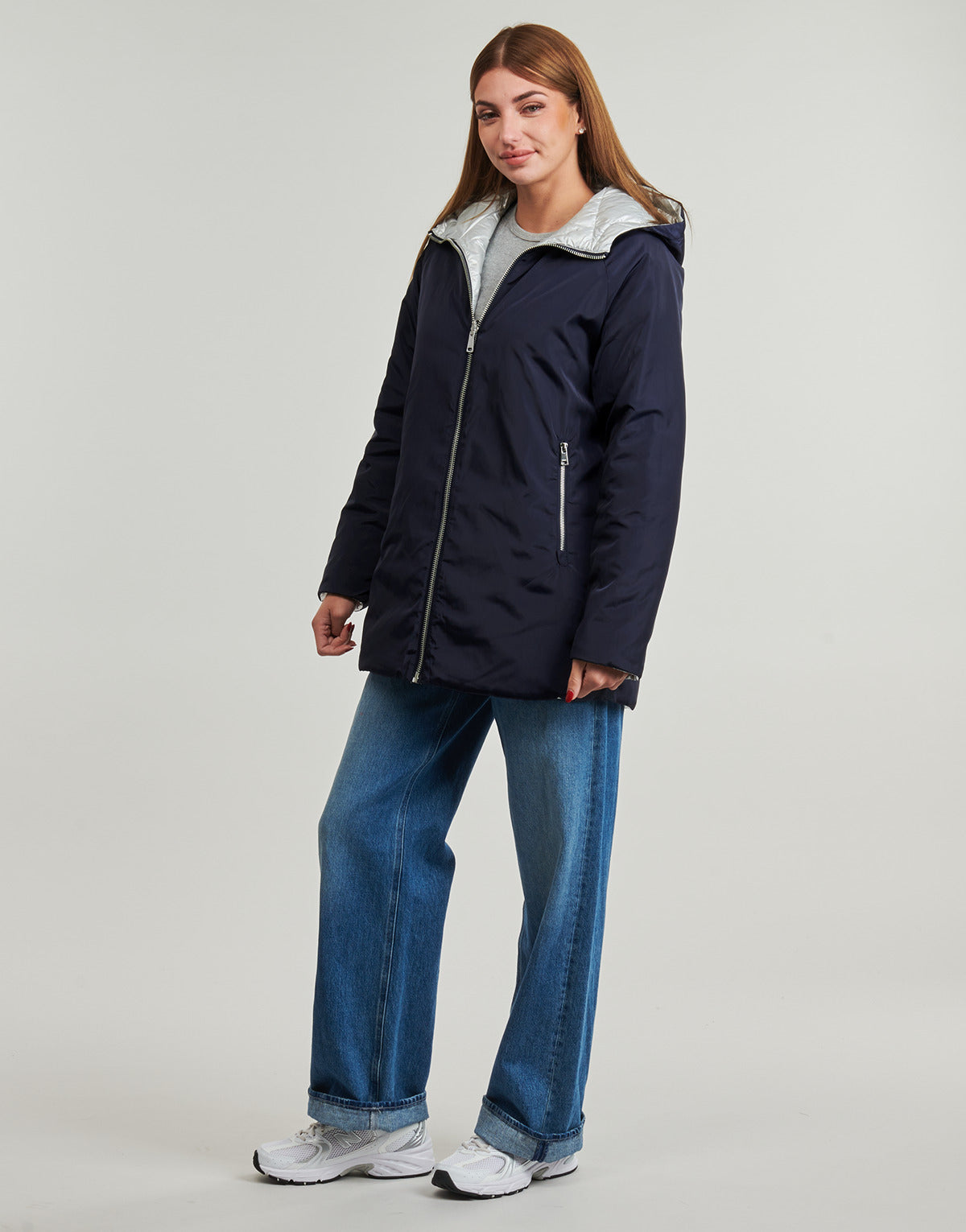 Parka Donna Only  ONLTARA LIFE REVERSIBLE  Marine
