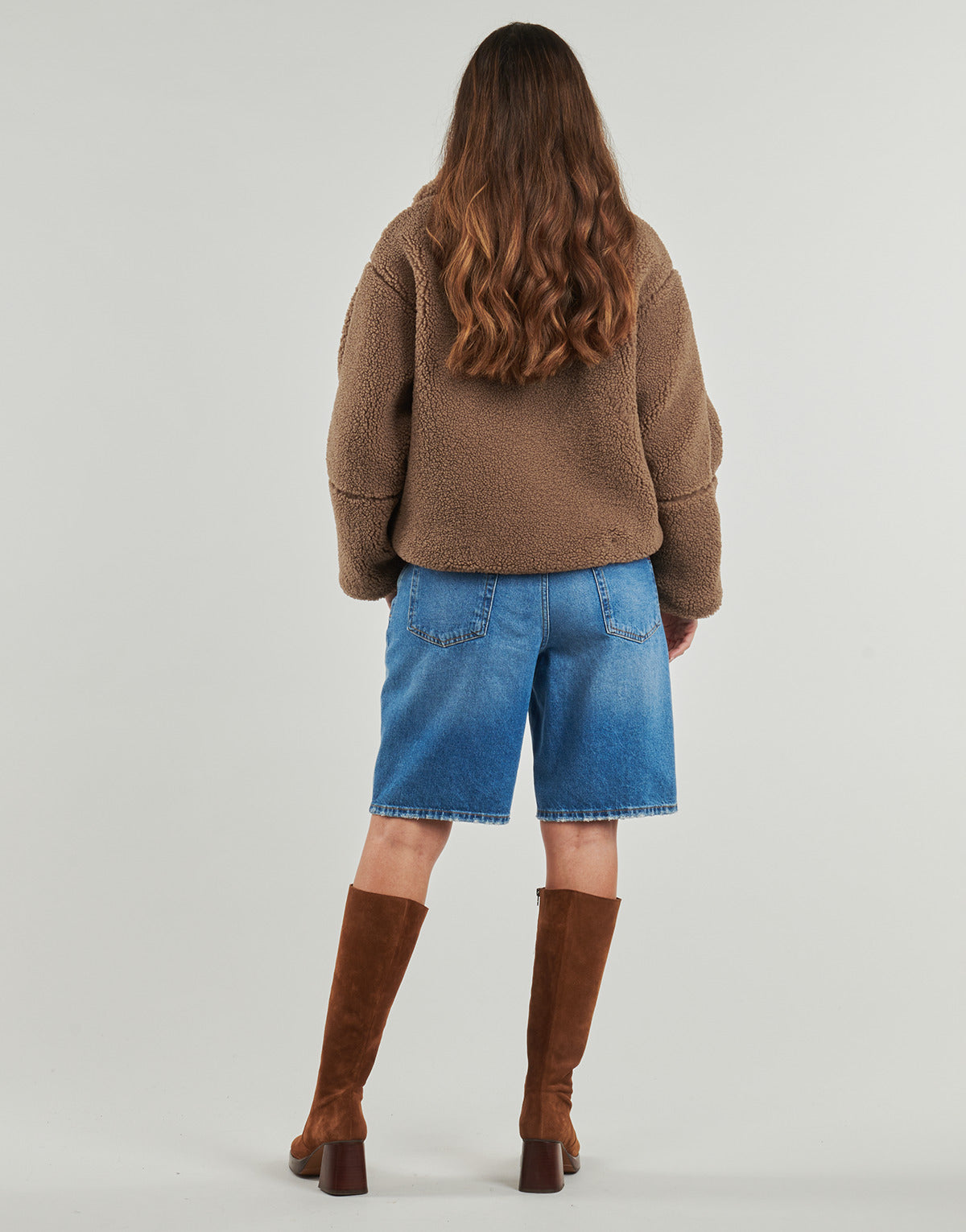 Giubbotto Donna Only  ONLASPEN LIFE TEDDY  Marrone