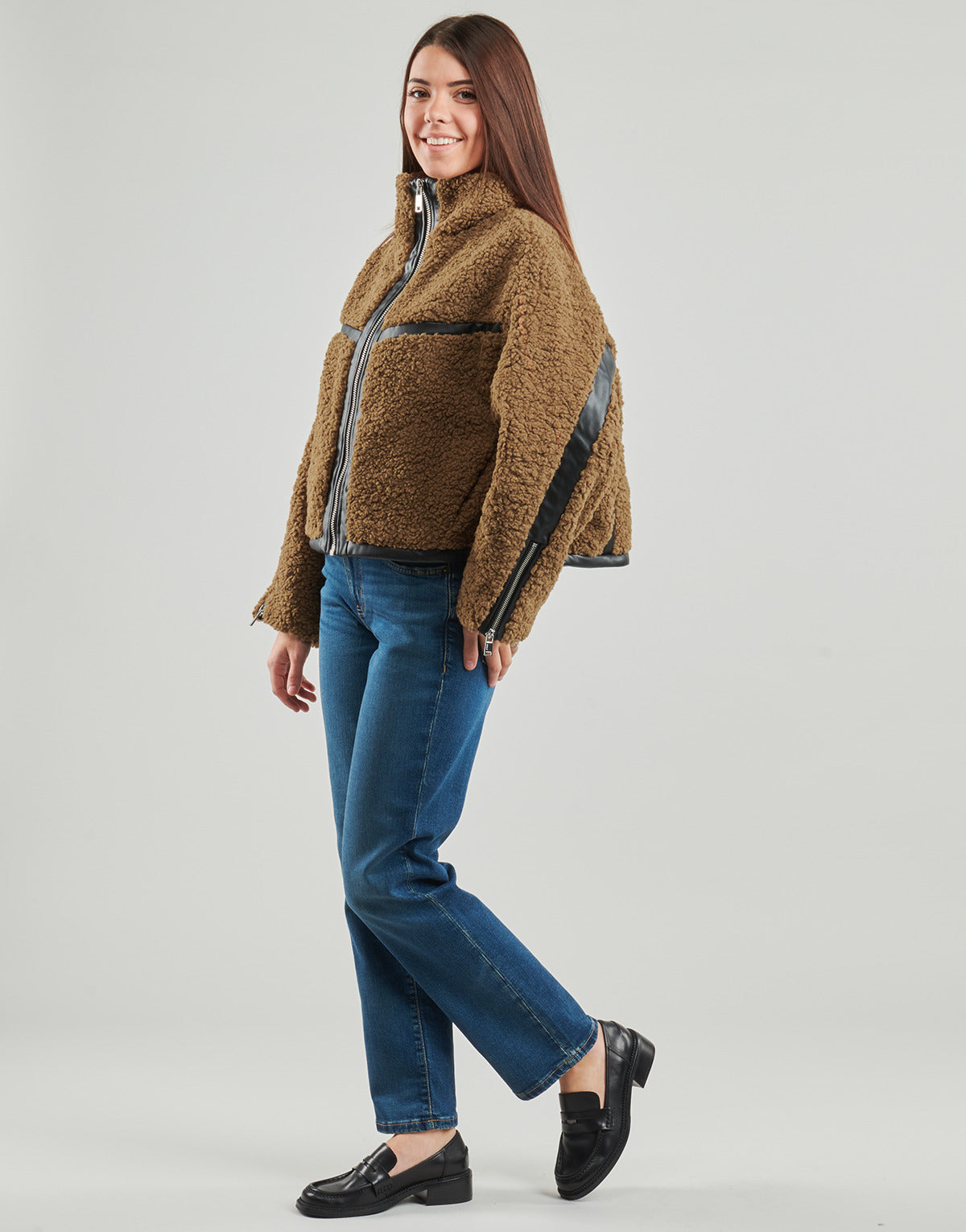 Mantella Donna Only  ONLPATTI LIFE TEDDY  Marrone