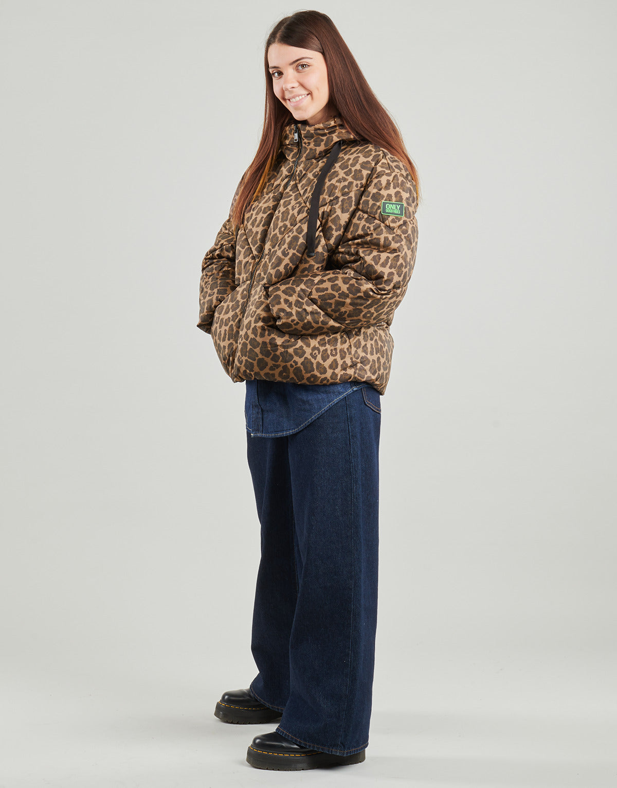 Piumino Donna Only  ONLASTI LIFE SHORT PUFFER  Marrone