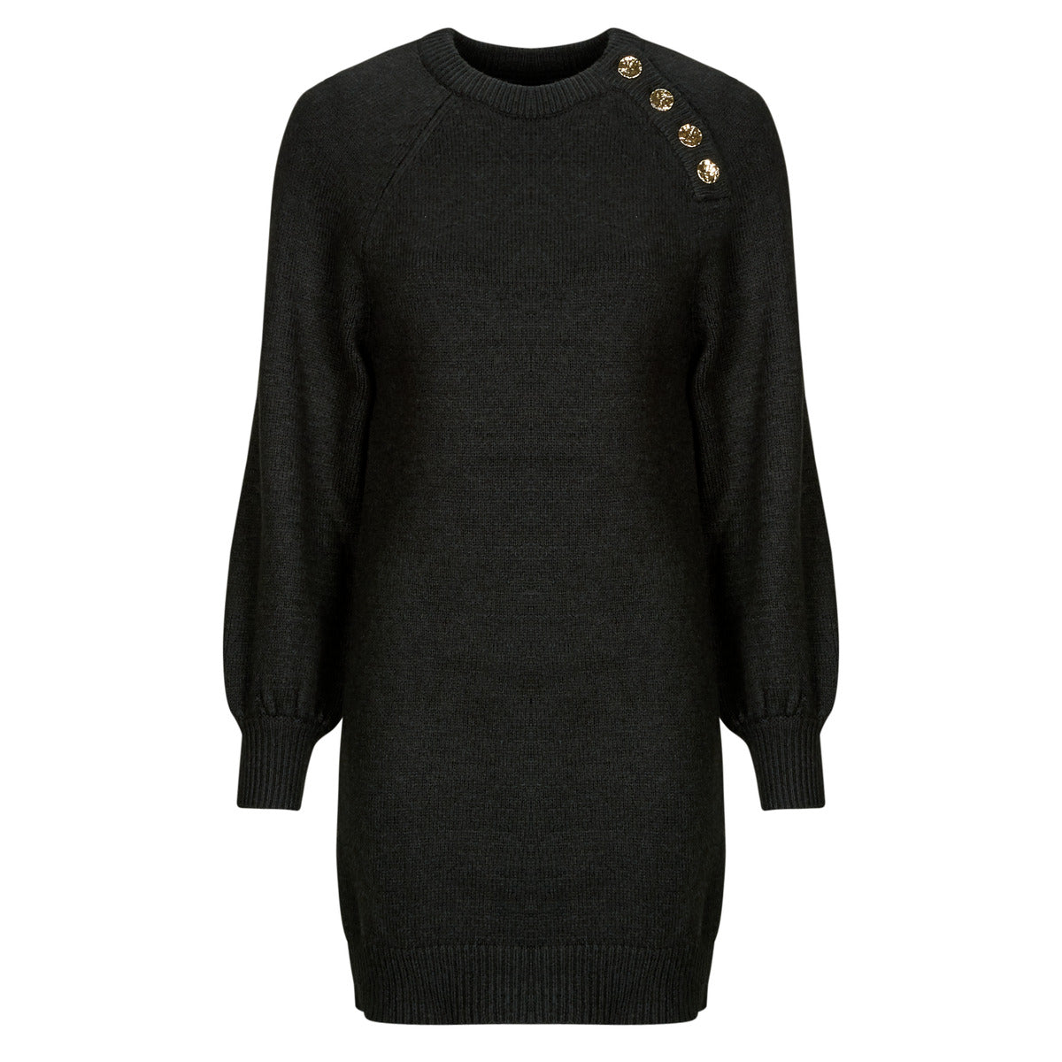 Abito corto Donna Only  ONLEMMA LIFE LS BUTTON  Nero