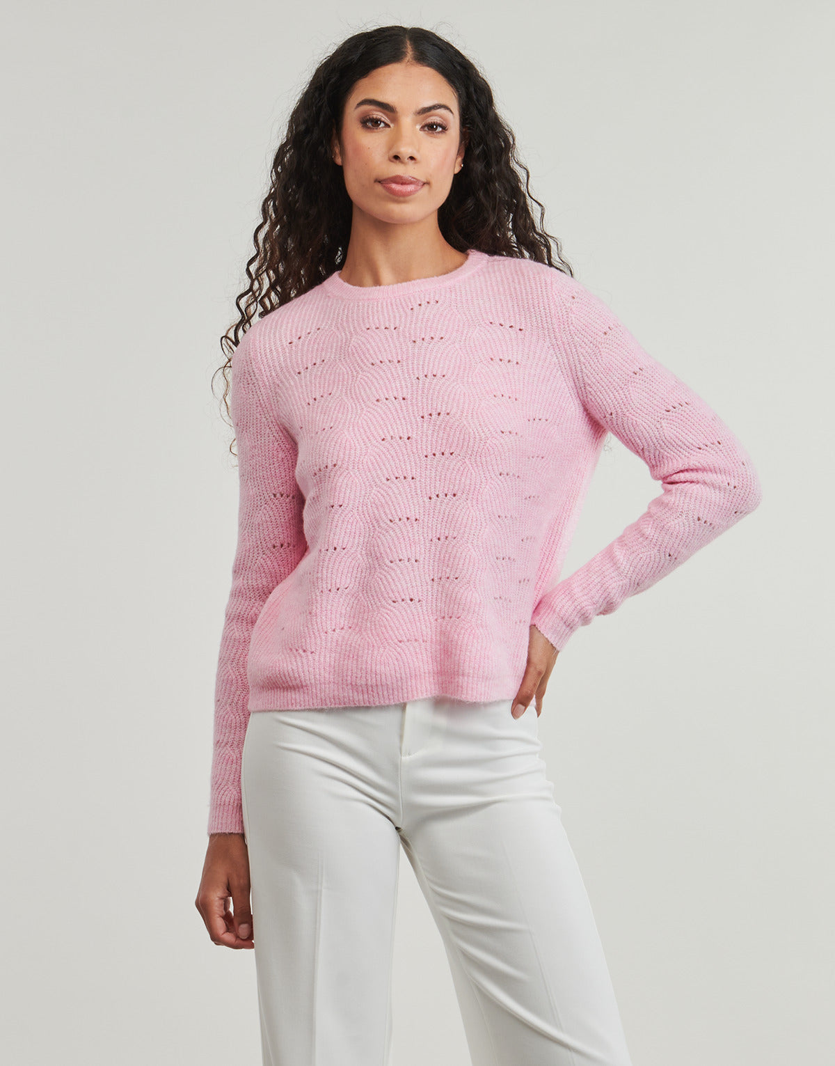 Maglione Donna Only  ONLLOLLI  Rosa