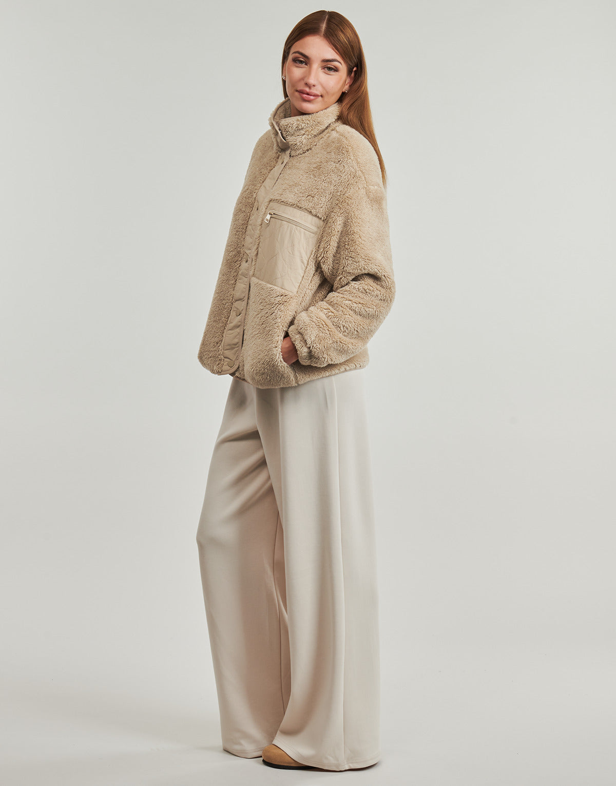 Giubbotto Donna Only  ONLCONTACT LIFE OVERSIZED  Beige