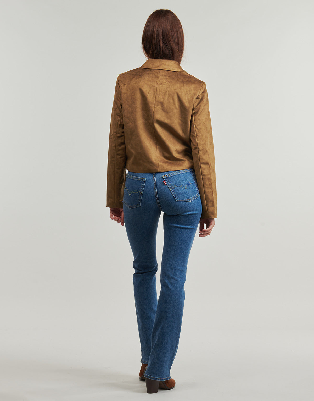 Giubbotto Donna Only  ONLTULIP LIFE FAUX SUEDE  Marrone