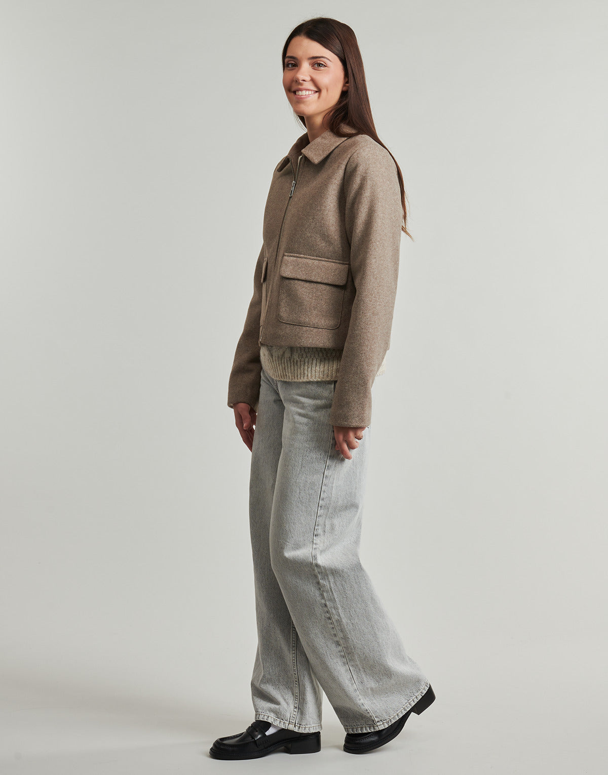 Giubbotto Donna Only  ONLVELA   Beige