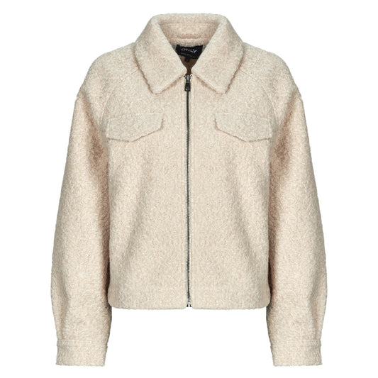 Mantella Donna Only  ONLMALO BOUCLE  Beige
